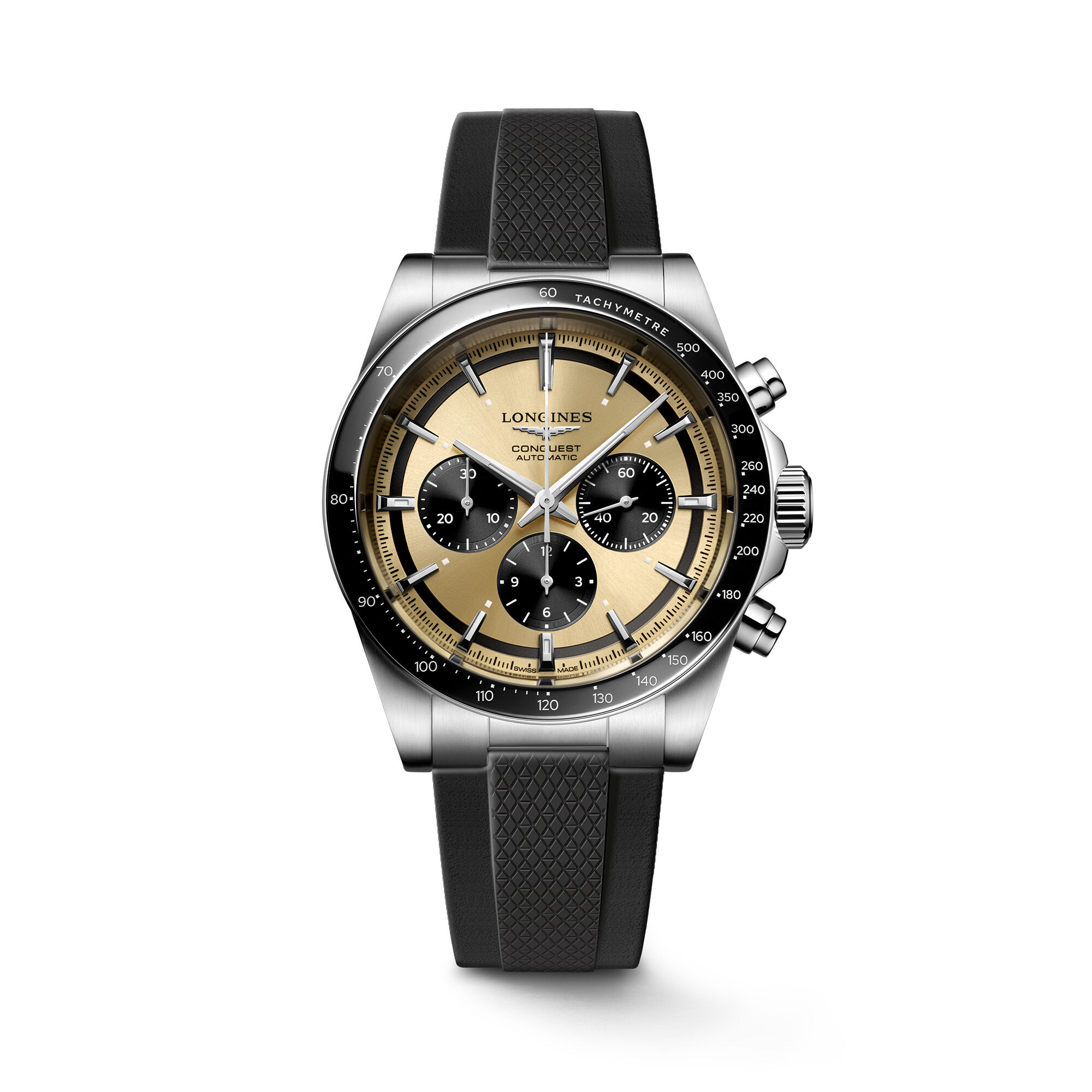Longines Conquest Automatic Chronograph 42 mm Stainless Steel Maison Birks